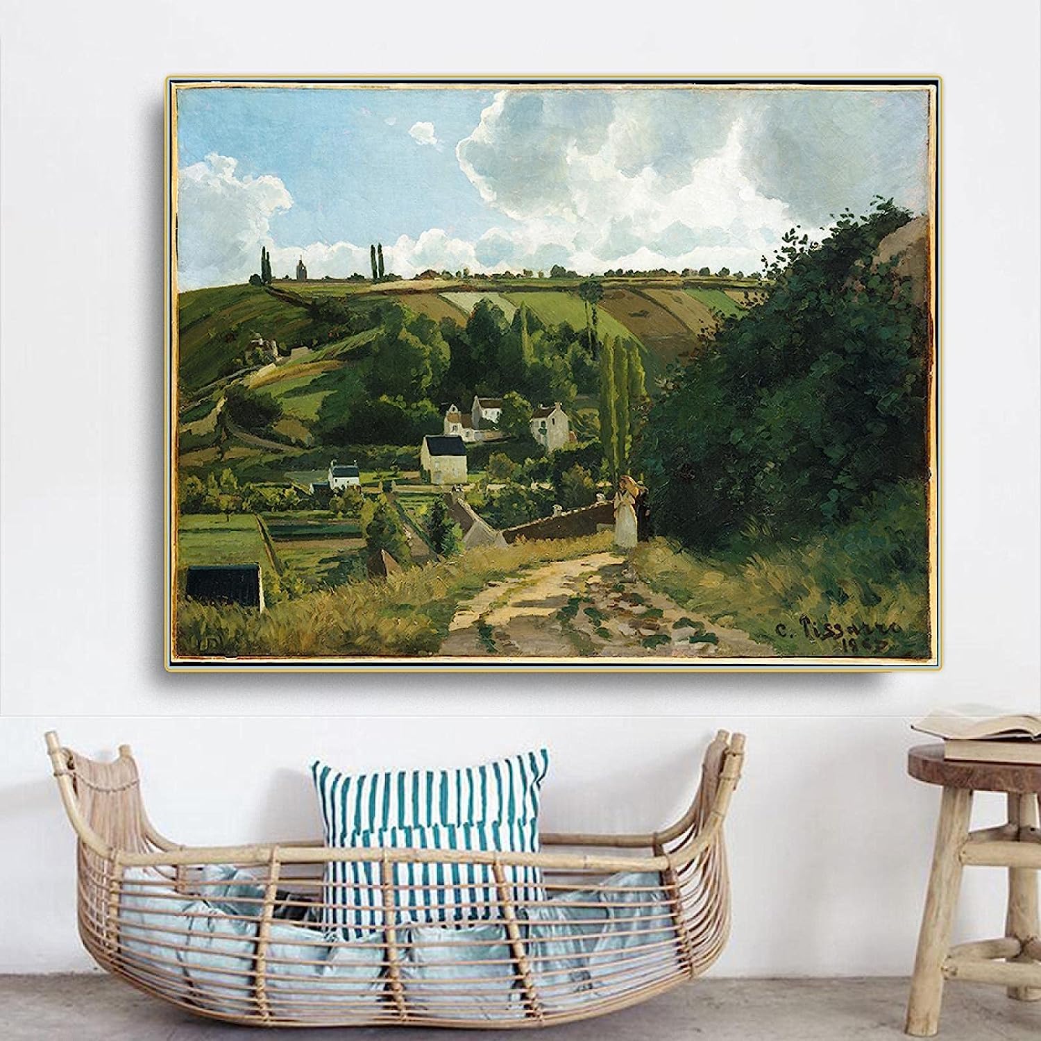 Amazon.co.jp: カミーユ・ピサロ《ジャレの丘、ポントワーズ